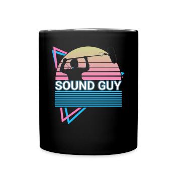 Ingénieur du son Rétro - Mug uni - noir - Devant