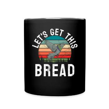 Funny Pigeon Fancier & Pigeons Whisperer Carrier Pigeon - Full Colour Mug - black - Front