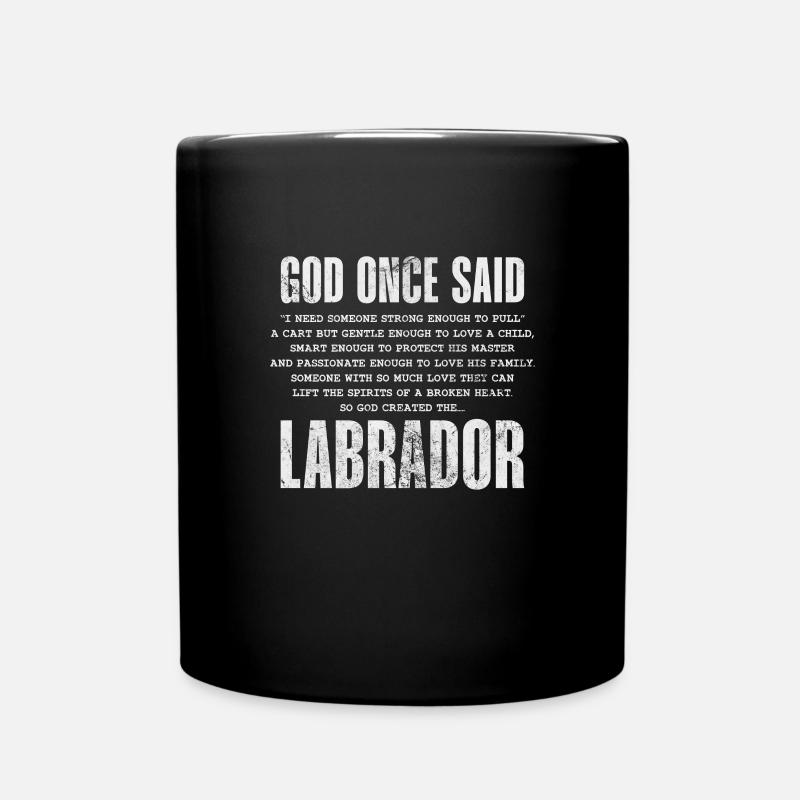 Labrador - Mug uni - noir