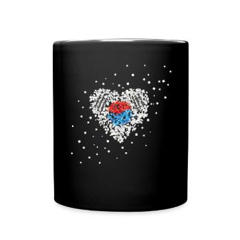 South Korea South Korea Flag South Korea Flag South Korea - Full Colour Mug - black - Front