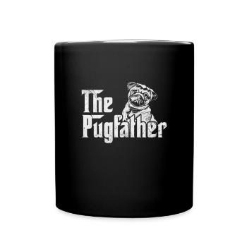 Pug - Full Colour Mug - black - Front