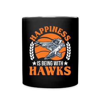 Falke Glück Falkner Kestrel Falknerei Falkner - Full Colour Mug - black - Front