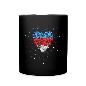 Serbia Serbian flag Serbian flag Serbian - Full Colour Mug - black - Front