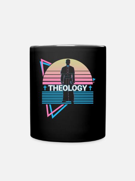 Theologie Theologe Retro - Tasse einfarbig - Schwarz