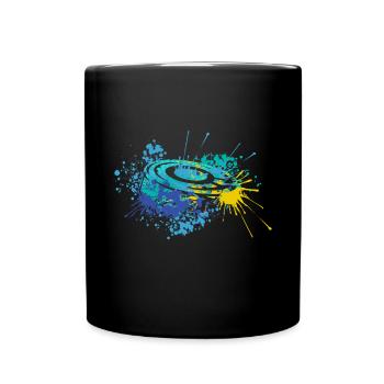 Splash Art Hockey sur glace - Mug uni - noir - Devant