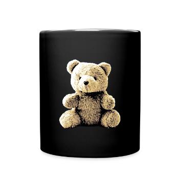 Teddy Bear Teddy Bear Cartoon Teddy bear Motif - Full Colour Mug - black - Front