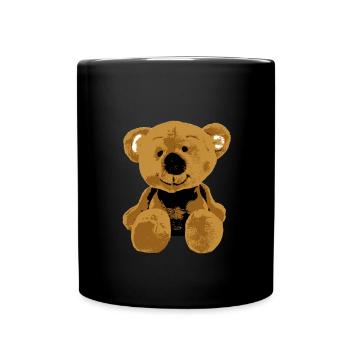 Teddy Bear Teddy Bear Cartoon Teddy bear Motif - Full Colour Mug - black - Front