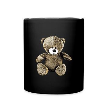 Teddy Bear Teddy Bear Cartoon Teddy bear Motif - Full Colour Mug - black - Front