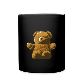 Teddy Bear Teddy Bear Cartoon Teddy bear Motif - Full Colour Mug - black - Front