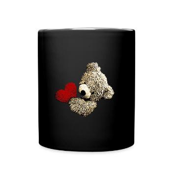 Teddy Bear Teddy Bear Cartoon Teddy bear Motif - Full Colour Mug - black - Front