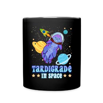 Tardigrades in space Water bear - Full Colour Mug - black - Front