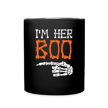 Lustiges passendes Halloween Kostüm für Paare Ich bin - Tasse einfarbig - Schwarz - Vorne