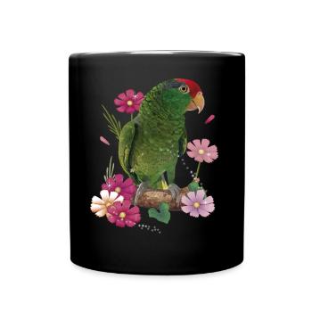 Le perroquet Tamaulipas - Mug uni - noir - Devant