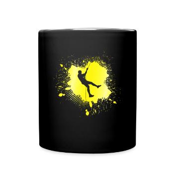 grimper - Mug uni - noir - Devant