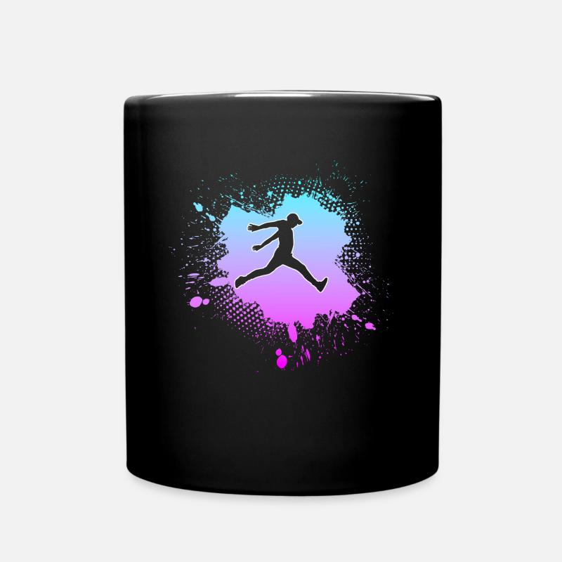 parkour - Tasse einfarbig - Schwarz