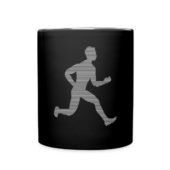 Jog - Full Colour Mug - black - Front
