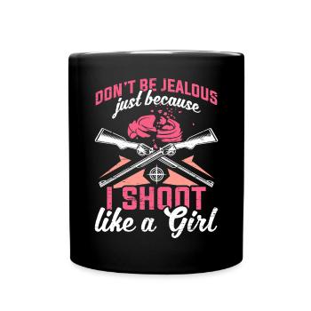 Clay Pigeon Shooting & Funny Sport Shooter Clay Pigeons - Mug uni - noir - Devant