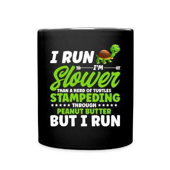 Turtle - Full Colour Mug - black - Front