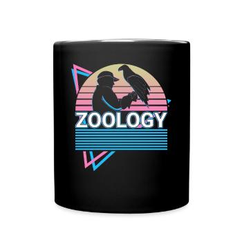 Zoologie Zoologiste Rétro - Mug uni - noir - Devant