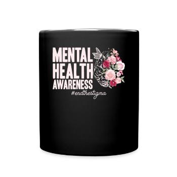 End The Stigma - Tasse einfarbig - Schwarz - Vorne