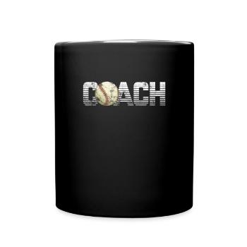 Entraîneur de softball - Mug uni - noir - Devant