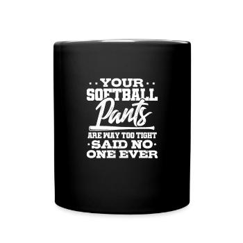 Joueur de softball Baseball Sport Pitcher Cadeau - Mug uni - noir - Devant