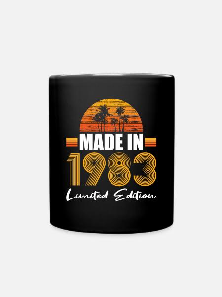 40e anniversaire Made in 1983 Edition limitée - Mug uni - noir