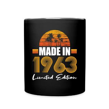 60e anniversaire Made in 1963 Edition limitée - Mug uni - noir - Devant