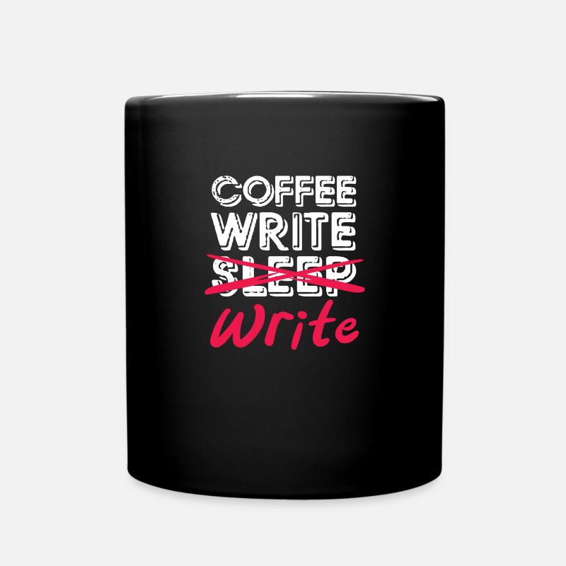 Autor - Tasse einfarbig - Schwarz