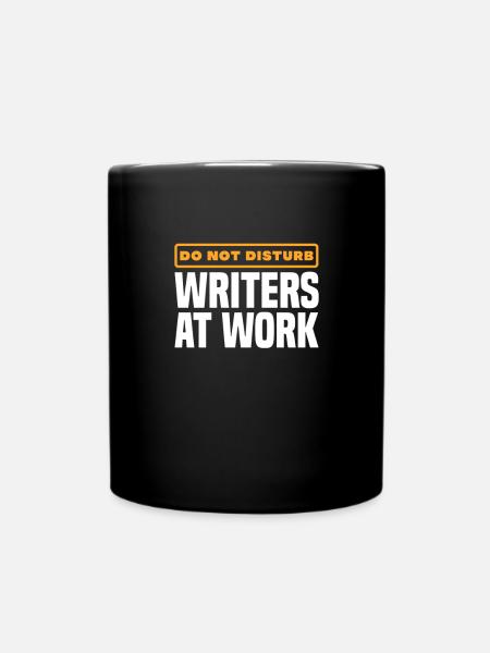 Autor - Tasse einfarbig - Schwarz