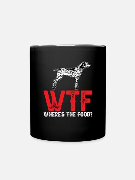 Deutsch Kurzhaar GSP Hund - Tasse einfarbig - Schwarz