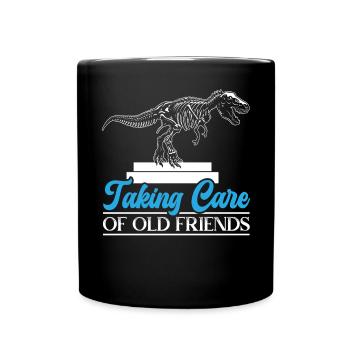Prendre soin de vieux amis Musée Whisperer - Mug uni - noir - Devant