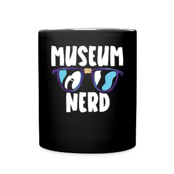 Museum Nerd Museum Lover Museum Curator - Full Colour Mug - black - Front