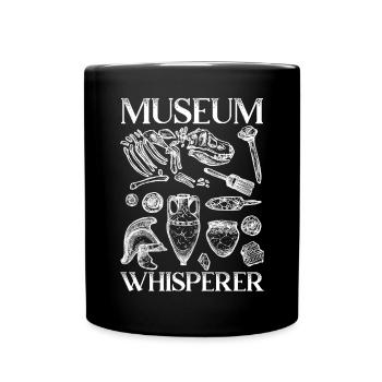 Museum Whisperer Museum Lover Museum Curator - Full Colour Mug - black - Front