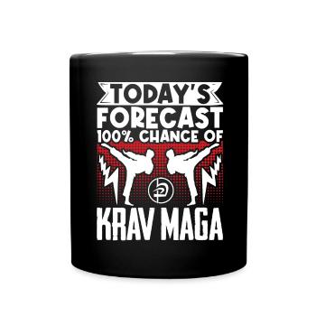 Krav Maga Apparel Israélien Self - Mug uni - noir - Devant