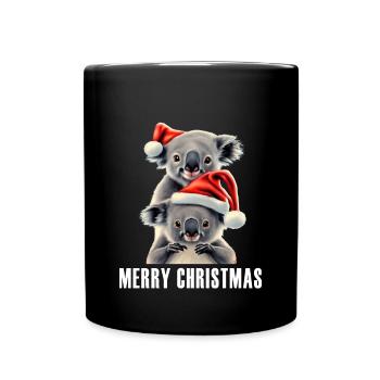 Joyeux Noël Koala - Mug uni - noir - Devant
