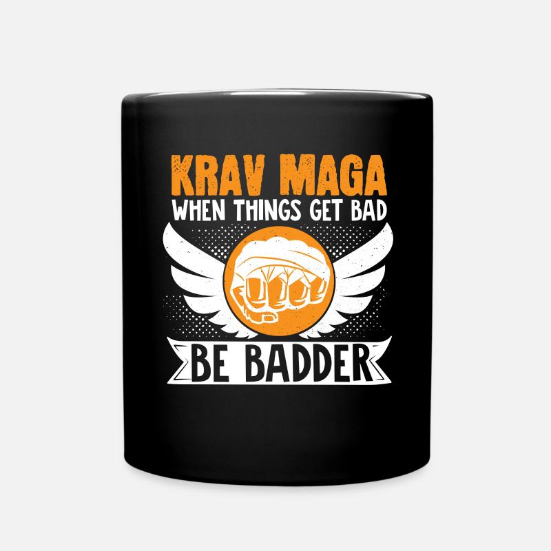Krav Maga Apparel Israélien Self - Mug uni - noir