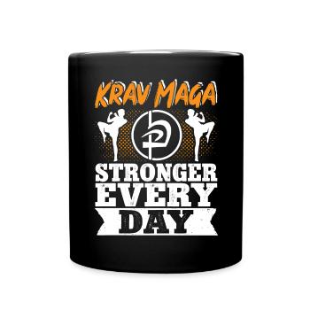 Krav Maga Apparel Israeli Self - Tasse einfarbig - Schwarz - Vorne