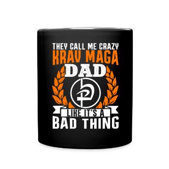 Krav Maga Apparel Israélien Self - Mug uni - noir - Devant