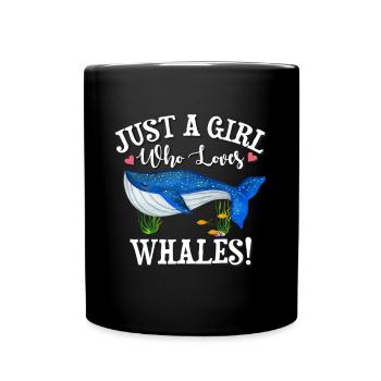 Wal - Tasse einfarbig - Schwarz - Vorne