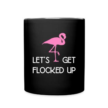 Laissez-vous envoler - Flamingo - Mug uni - noir - Devant