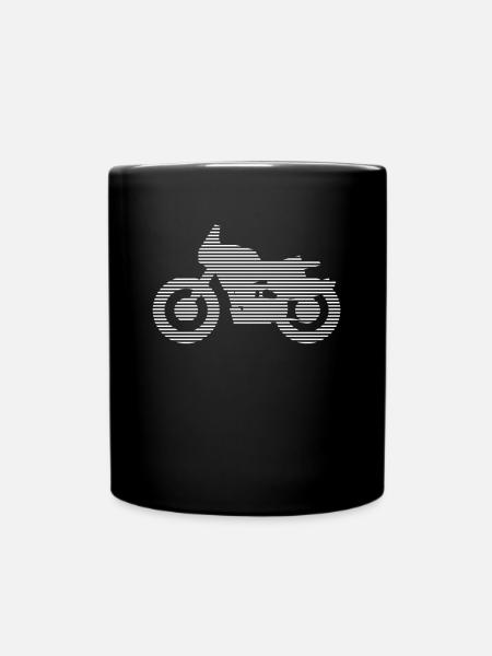 Motorrad - Tasse einfarbig - Schwarz