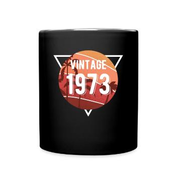 50e anniversaire Vintage 1973 Chemise - Mug uni - noir - Devant