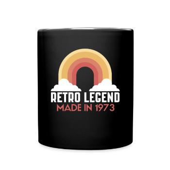 50th Birthday Made In 1973 Shirt - Full Colour Mug - black - Front