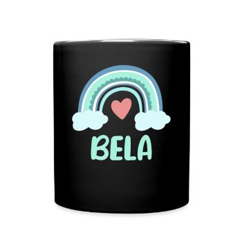 Bela Nom Rainbow Baby - Mug uni - noir - Devant