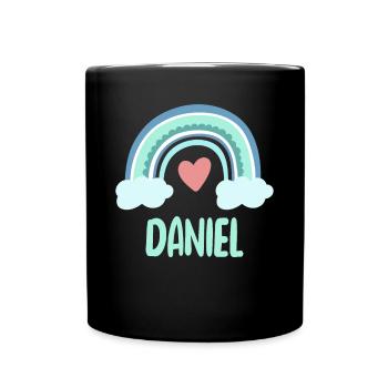Daniel Nom Rainbow Baby - Mug uni - noir - Devant