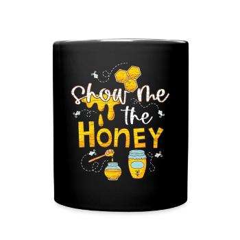 Beekeeping Geschenk Imker - Tasse einfarbig - Schwarz - Vorne