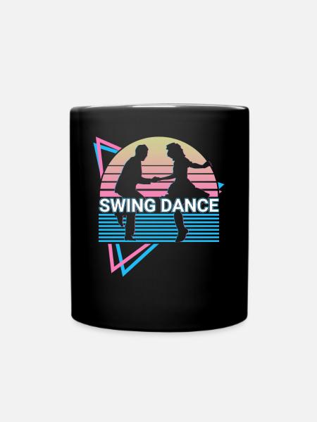Swing Dance Swing Dance Rétro - Mug uni - noir