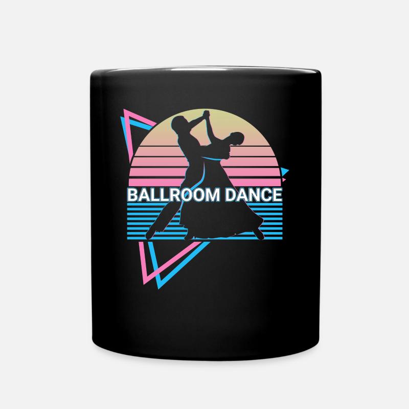 Gesellschaftstänze Gesellschaftstänze Retro - Tasse einfarbig - Schwarz