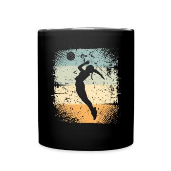 Volleyball - Full Colour Mug - black - Front